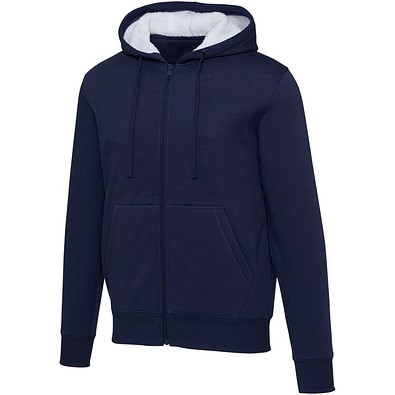 Natron 320 g/m² Sherpa-Kapuzenjacke mit Reißverschluss, navy, XXL