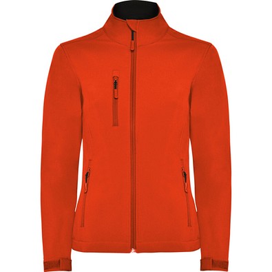 NEBRASKA WOMAN Softshell-Jacke, S, FIRE ORANGE