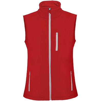 Nevada Softshellbodywarmer Unisex, rot, S