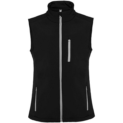 Nevada Softshellbodywarmer Unisex, schwarz, S