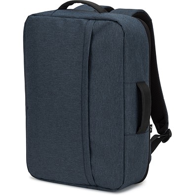 NIAMEY. Tasche aus hochdichtem, recyceltem 300D-Polyester für Laptop 15'6", Blau