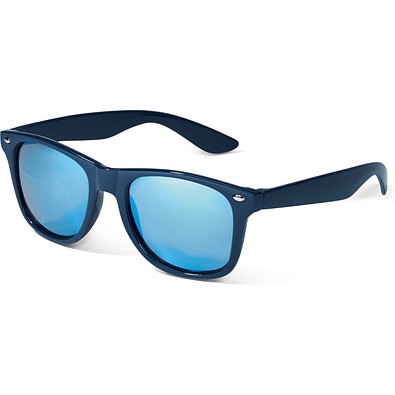 NIGER. Sonnenbrille aus PC mit gespiegelten Brillengläsern, Blau