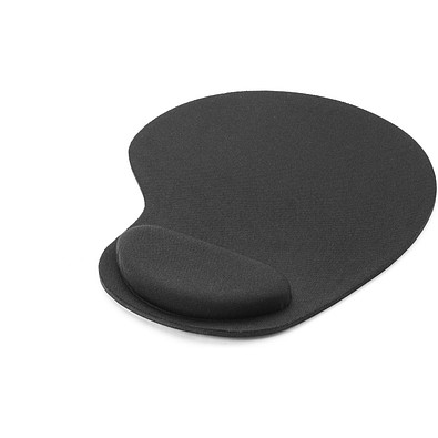 NORBERT. Ergonomisches Mauspad für langanhaltende Nutzung, Schwarz
