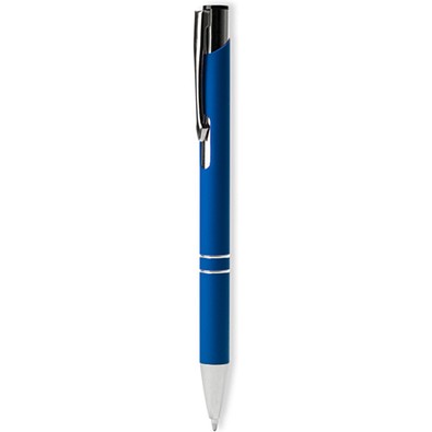 LANCE® Softtouch Metallkugelschreiber Santa Cruz, schwarze Mine, blau