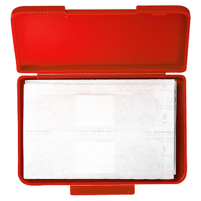Notfall-Set Pflaster Box, standard-rot
