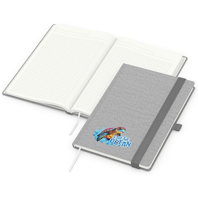 Notizbuch Ocean-Book Recycling, grau