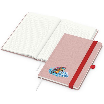 Notizbuch Ocean-Book Recycling, rot