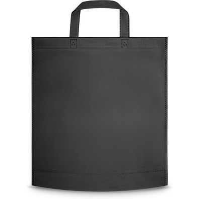 NOTTING. Einkaufstasche aus Non-woven (80 g/m²), Schwarz