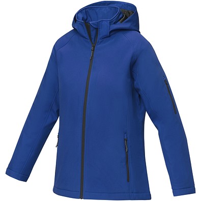 Notus wattierte Softshell Damenjacke, blau, XS