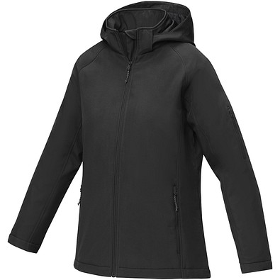 Notus wattierte Softshell Damenjacke, schwarz, XS