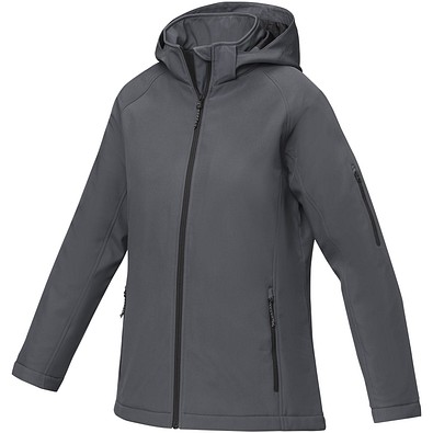 Notus wattierte Softshell Damenjacke, storm grey, XXL