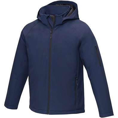 Notus wattierte Softshell Herrenjacke, navy, S