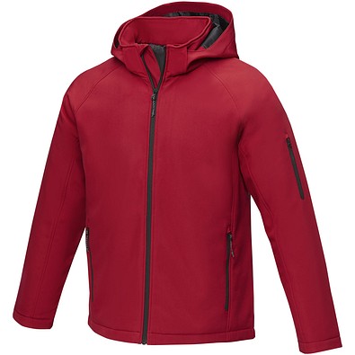Notus wattierte Softshell Herrenjacke, rot, S