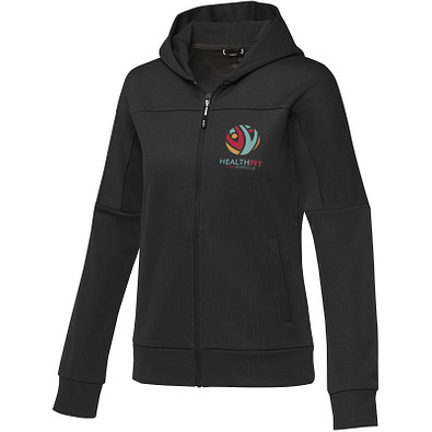 Nubia Performance Kapuzensweatjacke für Damen, schwarz,  L