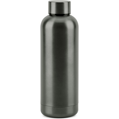 ODIN METTALIC. Flasche aus 90% recyceltem Edelstahl 550 mL, Gewehrmetall