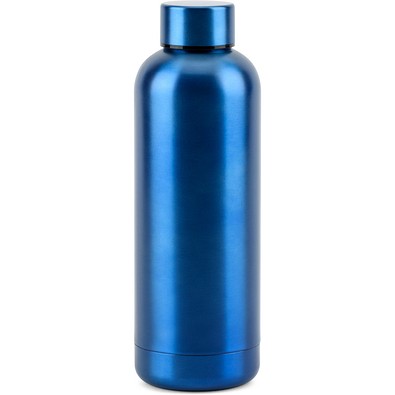 ODIN METTALIC. Flasche aus 90% recyceltem Edelstahl 550 mL, Königsblau