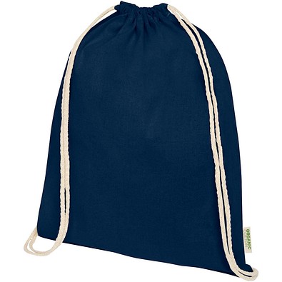 Odisha 140 g/m² OCS Bio-Sportbeutel 5L, navy