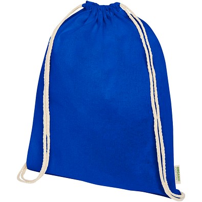 Odisha 140 g/m² OCS Bio-Sportbeutel 5L, royalblau