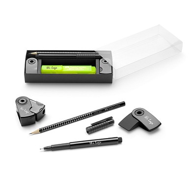 FABER-CASTELL Office Set mit Grip 2022, schwarz