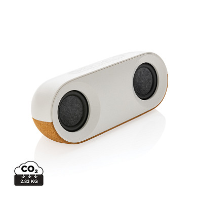 Oregon 10W Lautsprecher aus RCS recyc. Kunststoff und Kork, braun