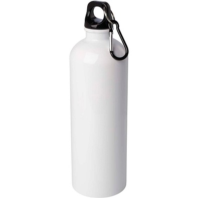 Oregon 750 ml RCS-zertifizierte, einwandige Trinkflasche aus Edelstahl mit Karabinerhaken, weiss