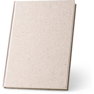ORGANIC RIGID. Notizbuch A5 mit Hardcover aus Elefantendung (80%), Naturhell
