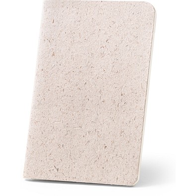 ORGANIC SOFT. Notizbuch A6 mit flexiblem Cover aus Elefantendung (80%), Naturhell