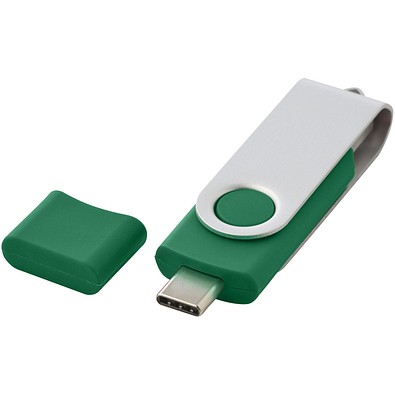 OTG Rotate USB Typ-C Stick, grün, 1GB