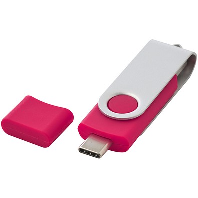 OTG Rotate USB Typ-C Stick, magenta, 8GB