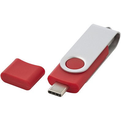 OTG Rotate USB Typ-C Stick, rot, 1GB