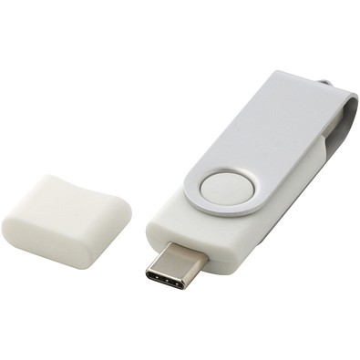 OTG Rotate USB Typ-C Stick, weiss, 8GB
