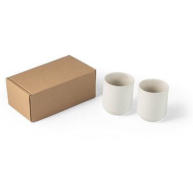 OWENS. Keramikbecherset 280 ml, Pastellweiß