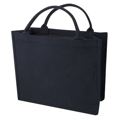 Page 500 g/m² recycelte Tragetasche, navy