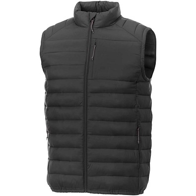 Pallas GRS recycelter wattierter Bodywarmer für Herren, storm grey, 2XL