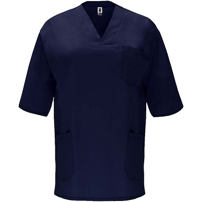 Panacea Kurzärmeliges Arbeitshemd, 160 g/m2, unisex, marineblau, XS