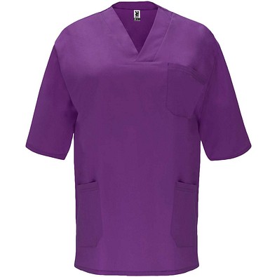 Panacea Kurzärmeliges Arbeitshemd, 160 g/m2, unisex, traube, L
