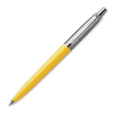 PARKER Kugelschreiber Jotter Recycled, blaue Mine, gelb/silber