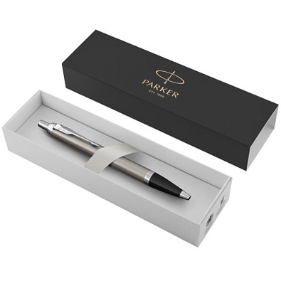 Parker Kugelschreiber IM Essential, blaue Mine, silber-matt
