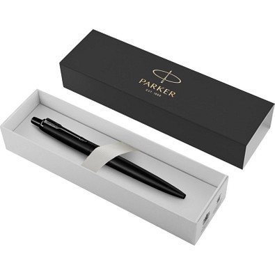 Parker Kugelschreiber Jotter XL Monochrom Premium, blaue Mine, schwarz