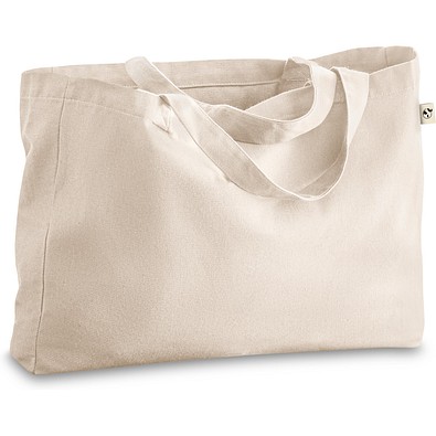 PARMA. Tragetasche aus Baumwolle (50%), recycelter Baumwolle (30%) und polyester (20% rPET) (280 g/ m²), Naturhell