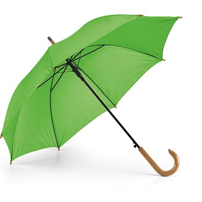 PATTI. Regenschirm aus 190T-Polyester mit automatischer Öffnung, Hellgrün