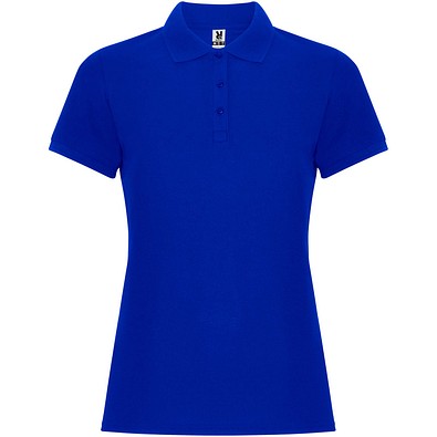 Pegaso Premium Poloshirt für Damen, blau, S