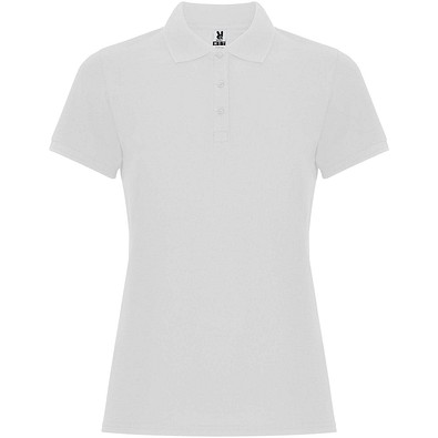 Pegaso Premium Poloshirt für Damen, weiss, S