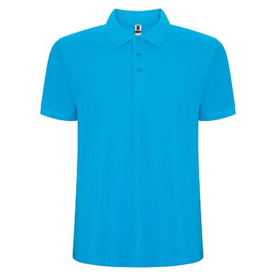 Pegaso Premium Poloshirt für Herren, türkis, M
