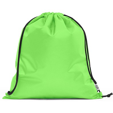 PEMBA. Turnbeutel aus 190T Polyester aus recyceltem (100% rPET), Hellgrün