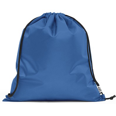 PEMBA. Turnbeutel aus 190T Polyester aus recyceltem (100% rPET), Königsblau