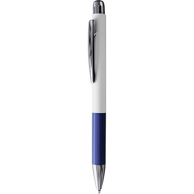 PENKO® Voll-Metall-Kugelschreiber LA GRACIOSA, weiß/blau