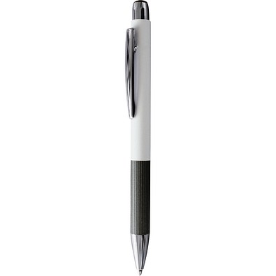 PENKO® Voll-Metall-Kugelschreiber LA GRACIOSA, weiß/grau