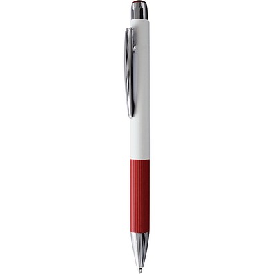PENKO® Voll-Metall-Kugelschreiber LA GRACIOSA, weiß/rot