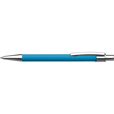 PENKO® Voll-Metall-Kugelschreiber LIPSI Soft, Hellblau